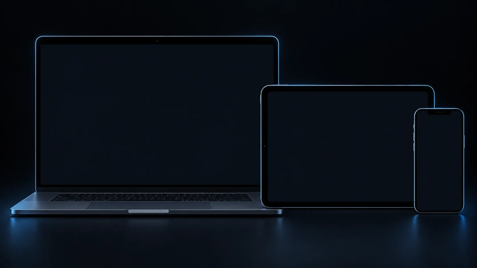 Minute-ly.com analytics across MacBook Pro, iPad and iPhone